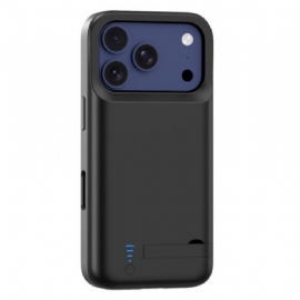 Externí Pouzdro S Baterií 5000 Mah Pro iPhone 17 Pro S Vestavěným Stojánkem