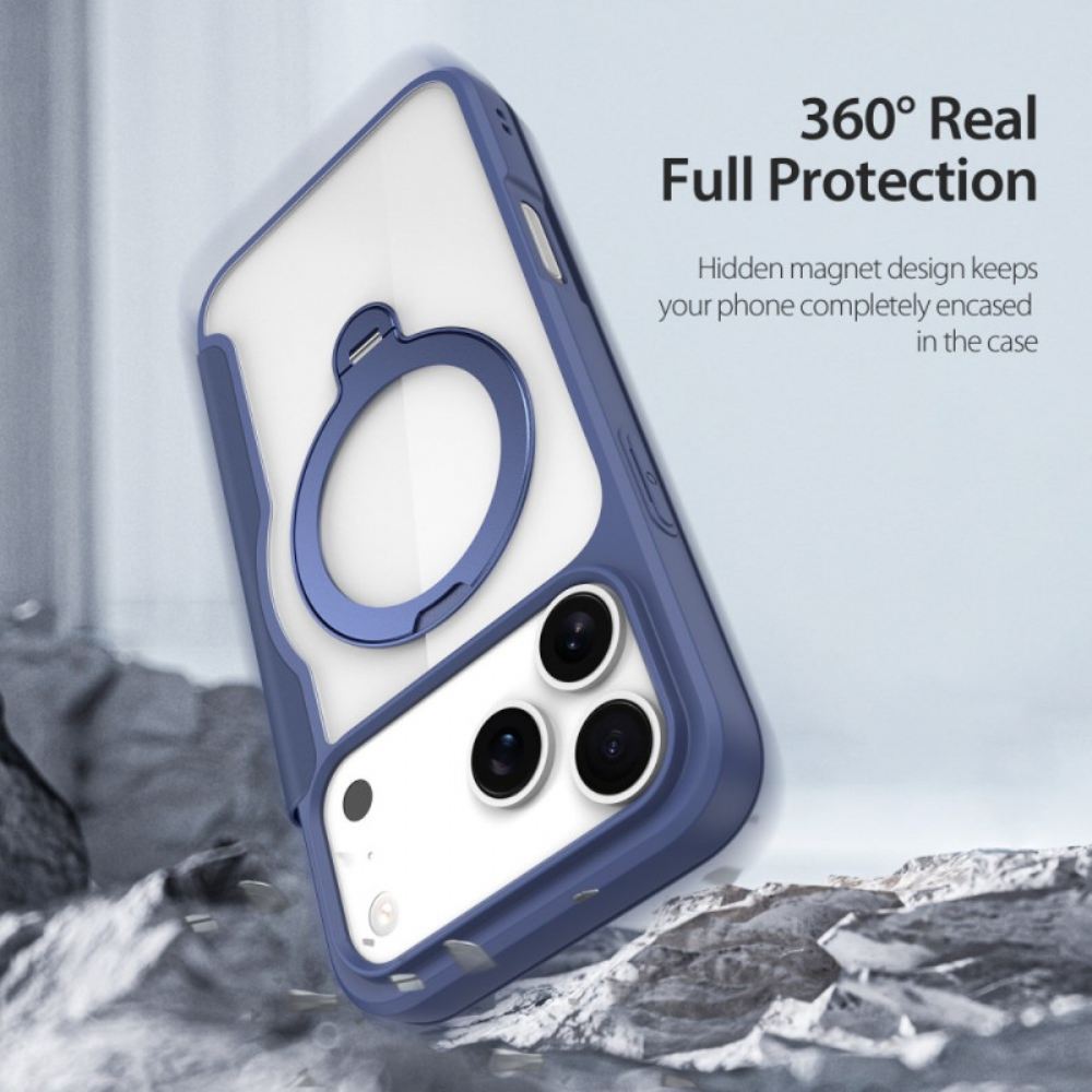 Kožené Pouzdro Folio iPhone 17 Pro Skin X Pro Series Se Stojánkem Dux Ducis