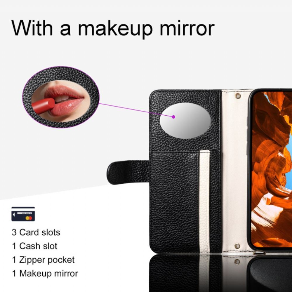 Kožený Kryt iPhone 17 Pro Zrcadlový Eseble