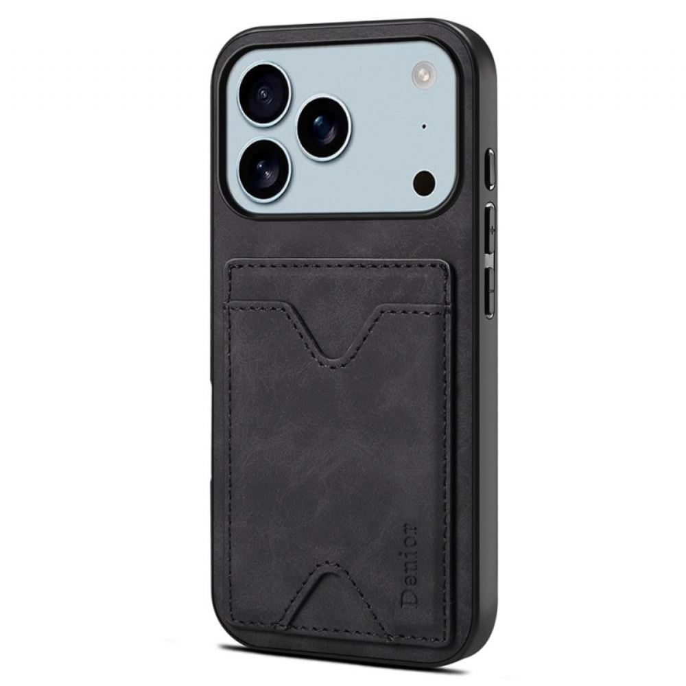 Kryt iPhone 17 Pro Držák Na Karty A Stojánek Denior