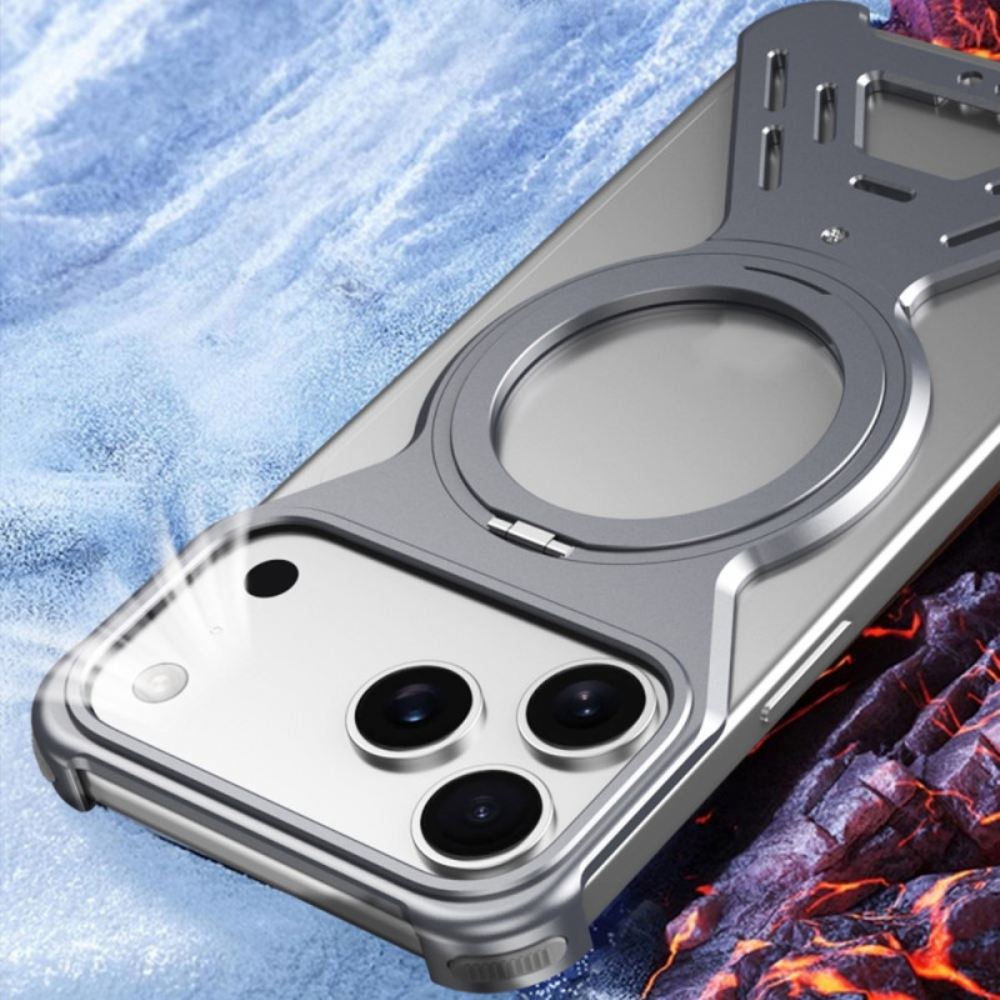 Kryt iPhone 17 Pro Kryty Na Mobil Nárazník Magsafe S Otočným Stojanem