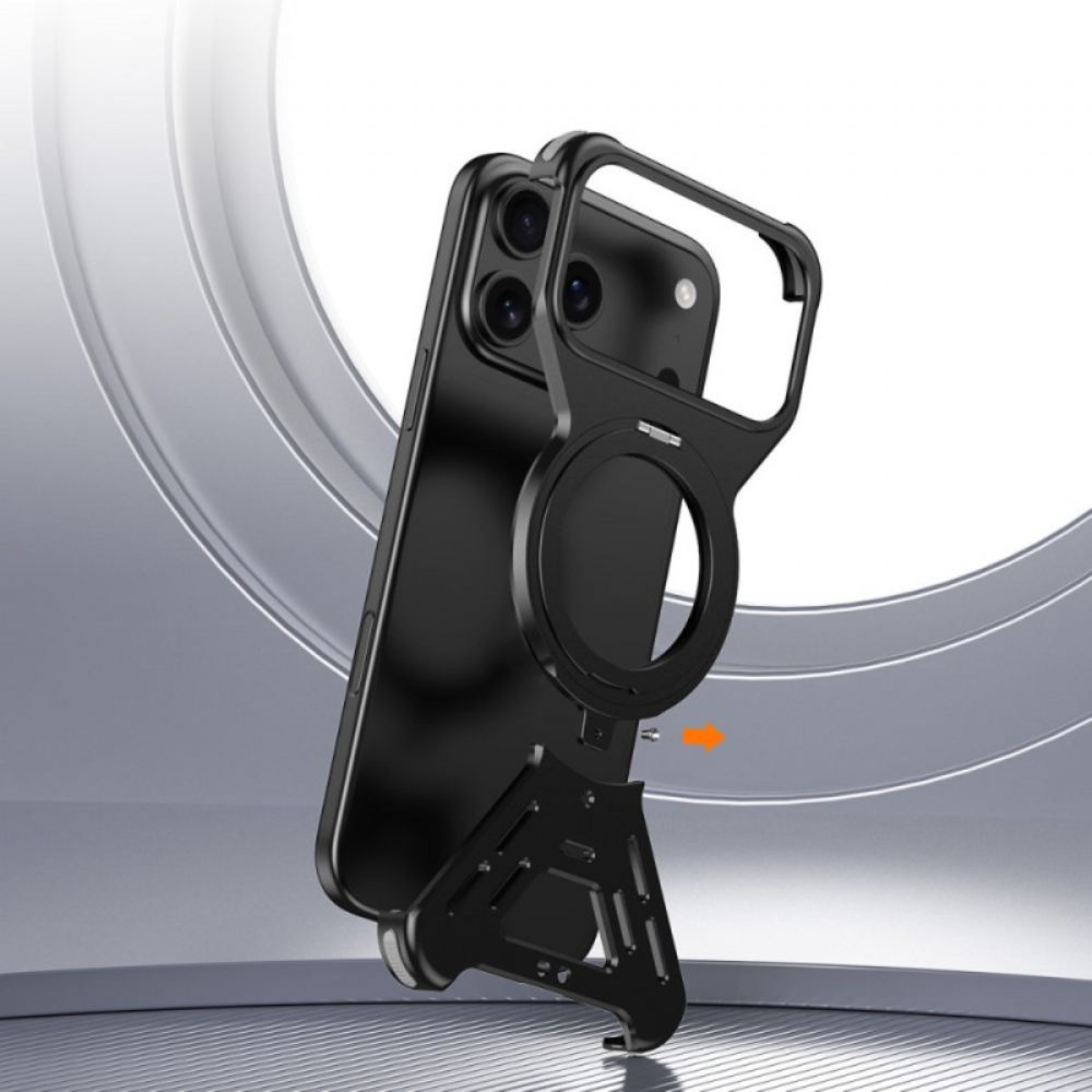 Kryt iPhone 17 Pro Kryty Na Mobil Nárazník Magsafe S Otočným Stojanem