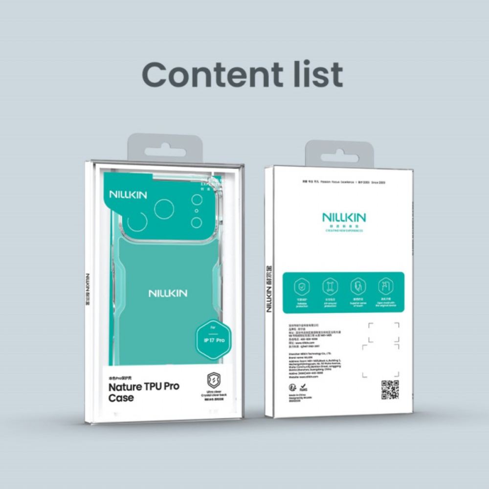 Kryt iPhone 17 Pro Kryty Na Mobil Nature Pro Series Nillkin
