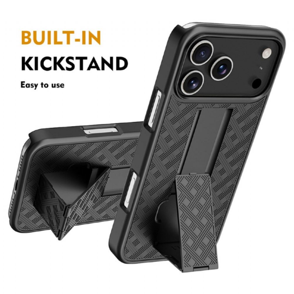 Kryt iPhone 17 Pro Posuvné Se Stojanem A Klipem