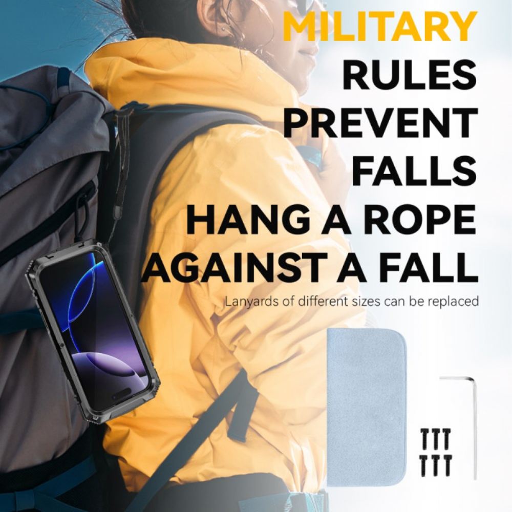 Kryt iPhone 17 Pro R-just Plná Ochrana