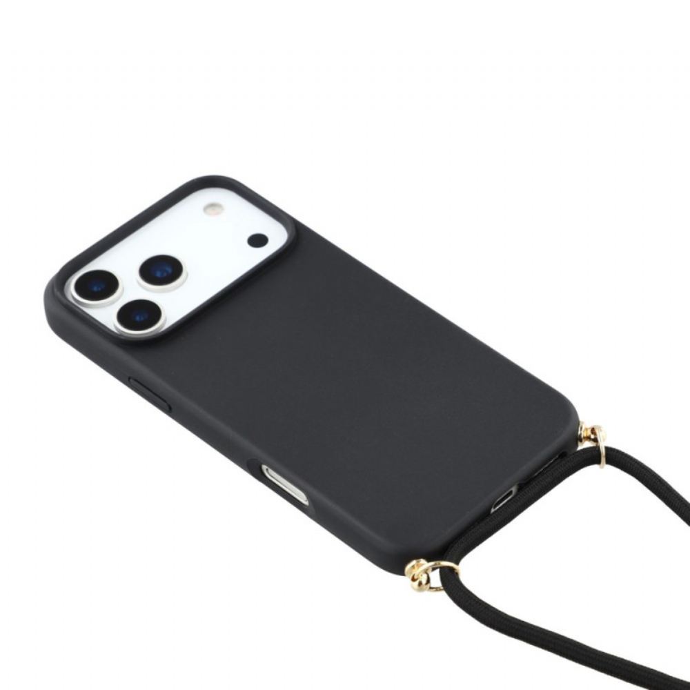 Kryt iPhone 17 Pro Silikonová Šňůrka