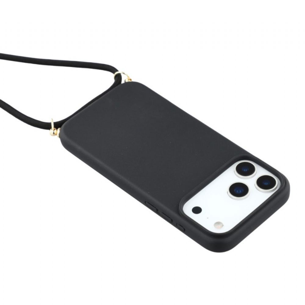 Kryt iPhone 17 Pro Silikonová Šňůrka