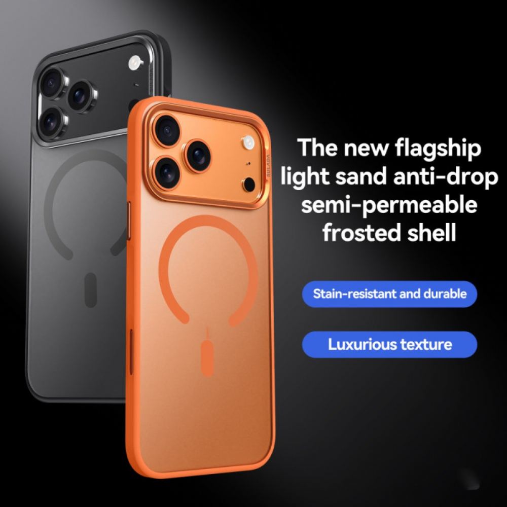 Kryt Na iPhone 17 Pro Kompatibilní S Magsafe Poloprůhledná