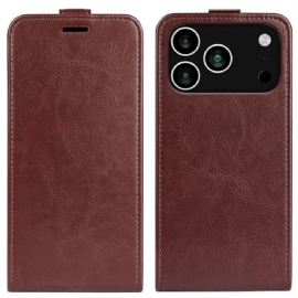 Peněženková Pouzdra iPhone 17 Pro Vertikální Výklopné Pouzdro