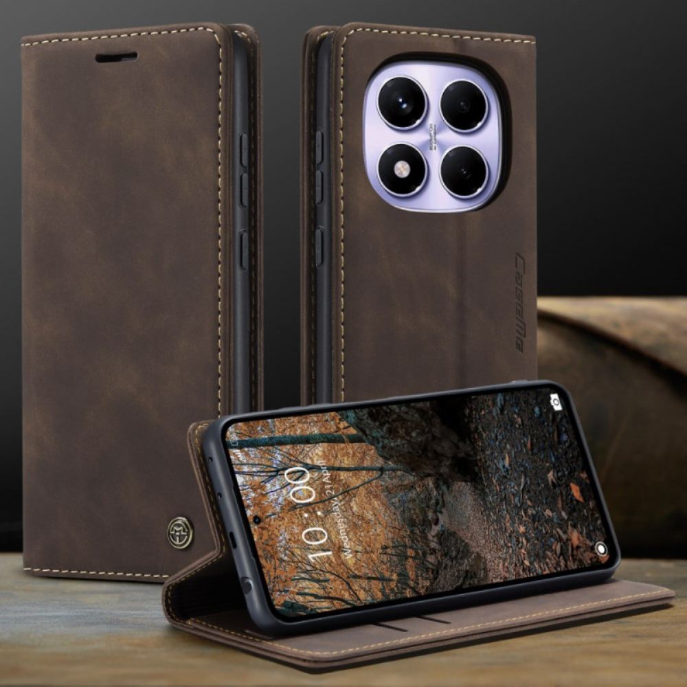 Kožené Pouzdro Folio Na Xiaomi Redmi Note 14 Pro 4g Caseme