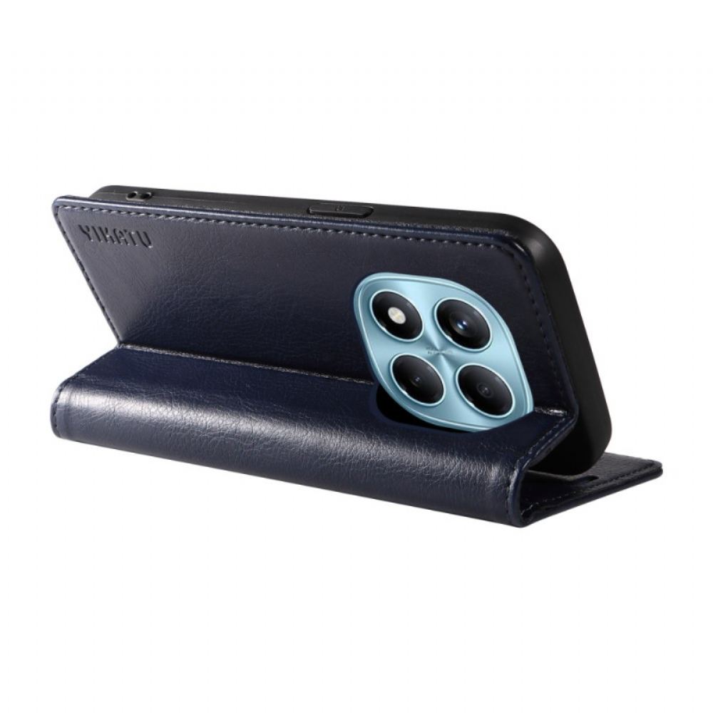 Kožené Pouzdro Folio Na Xiaomi Redmi Note 14 Pro 4g Vintage Yikatu