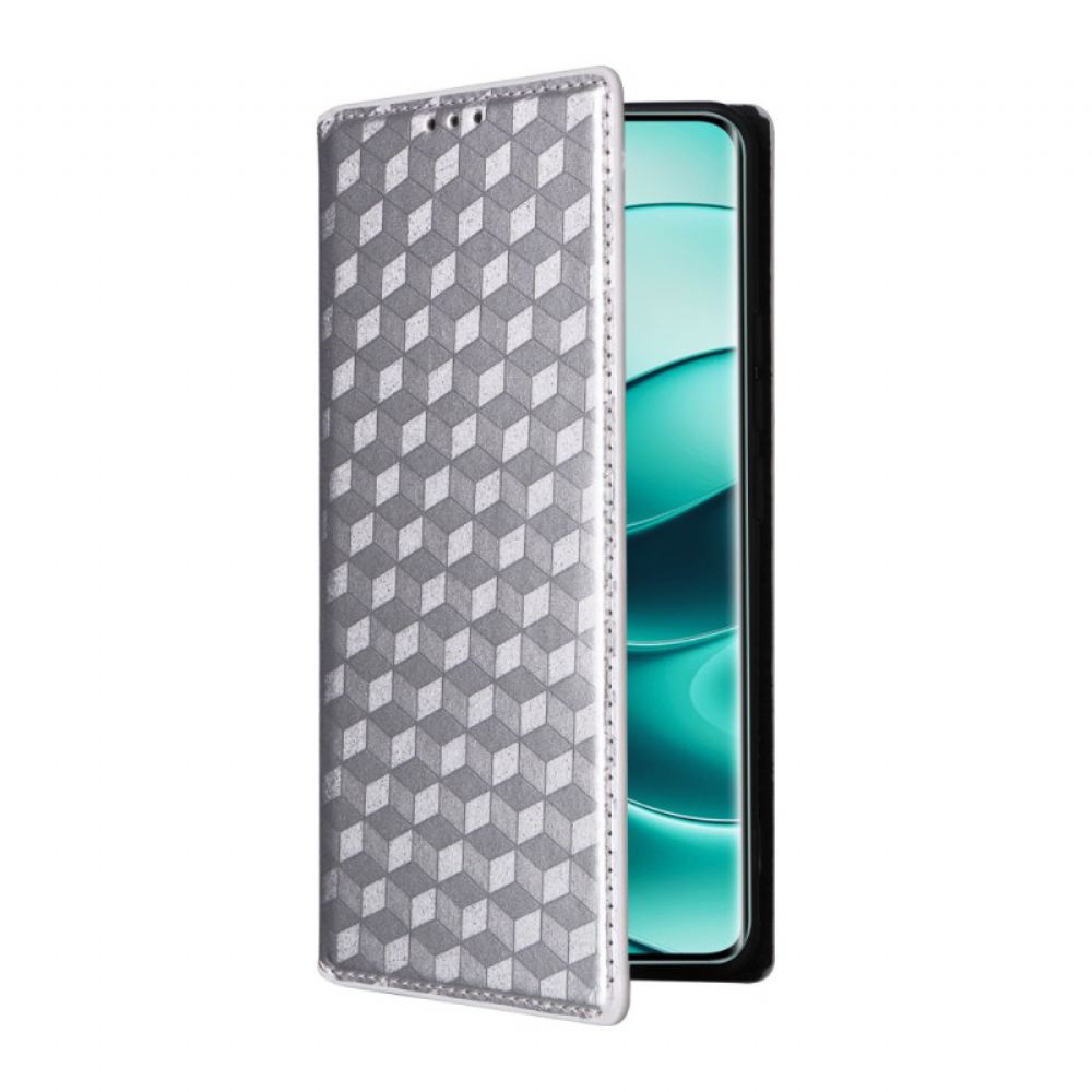 Kožené Pouzdro Folio Xiaomi Redmi Note 14 Pro 4g 3d Diamanty