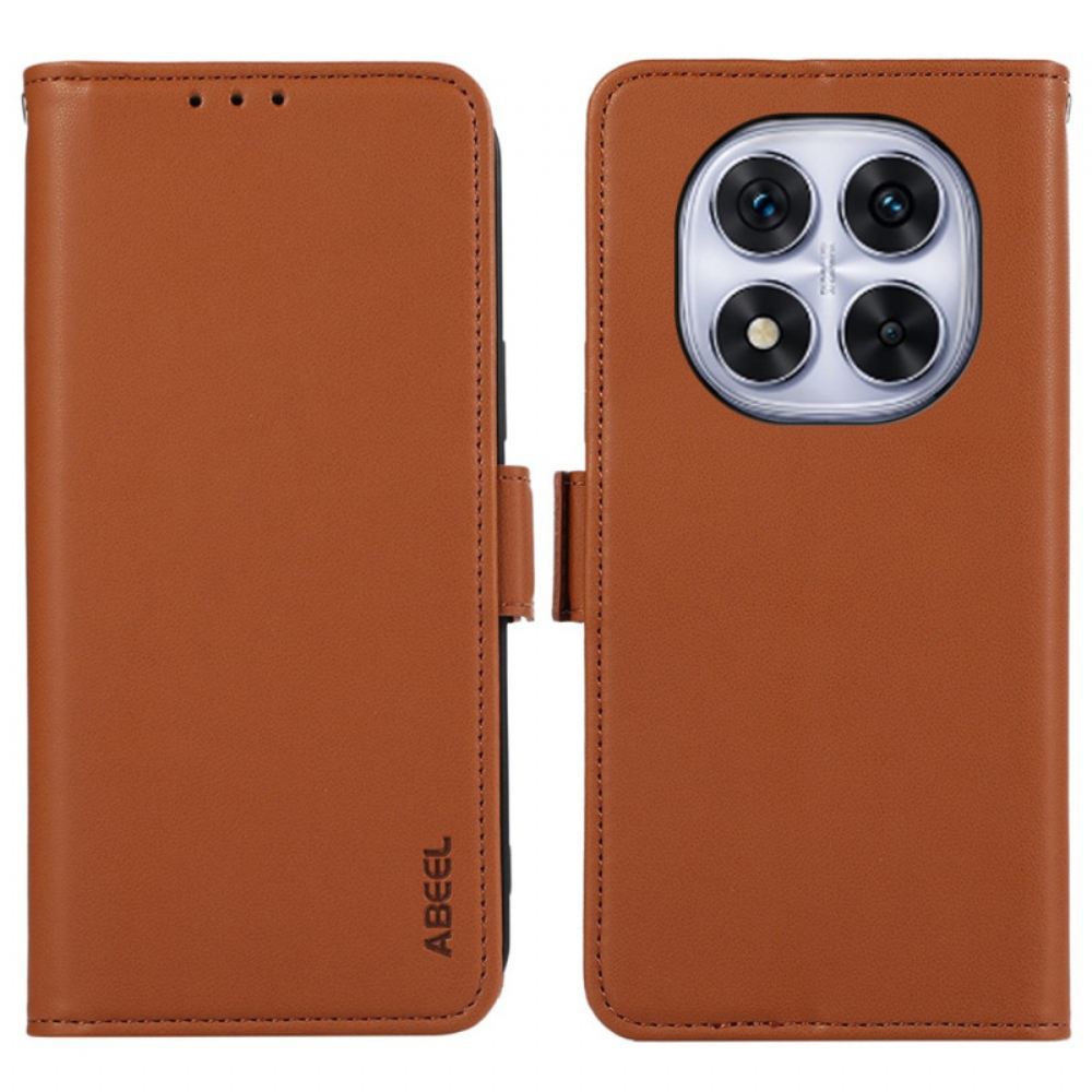 Kožený Kryt Na Xiaomi Redmi Note 14 Pro 4g Abeel Rfid Ochrana
