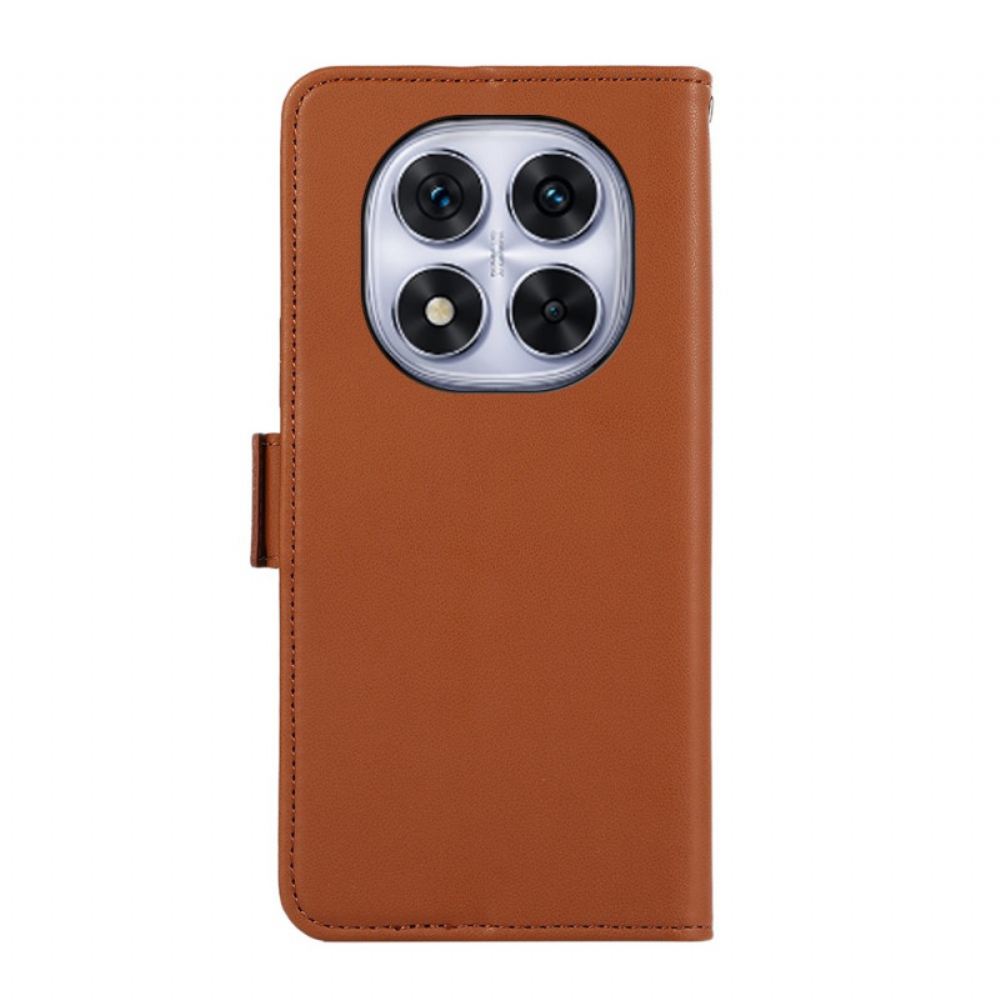 Kožený Kryt Na Xiaomi Redmi Note 14 Pro 4g Abeel Rfid Ochrana