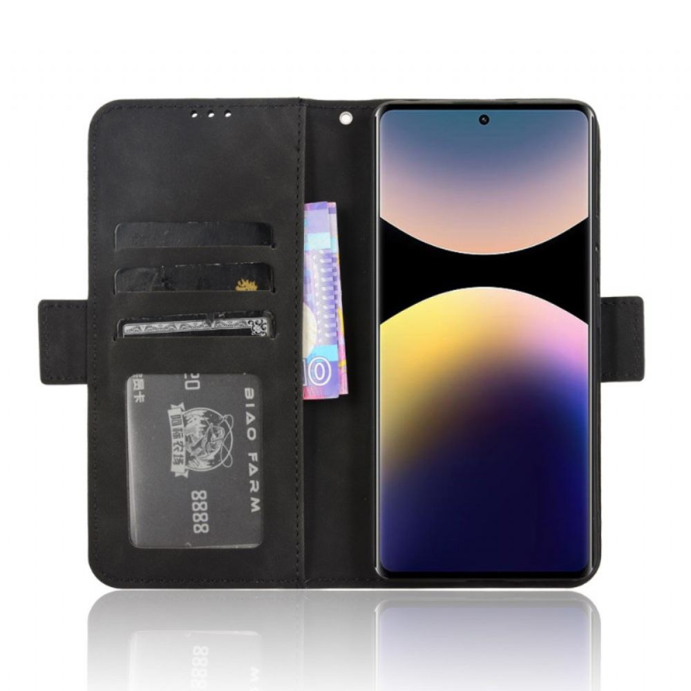 Kožený Kryt Xiaomi Redmi Note 14 Pro 4g Pouzdro Na Více Karet