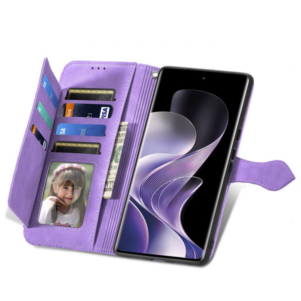 Kožený Kryt Xiaomi Redmi Note 14 Pro 4g Semišová Krajka Efekt