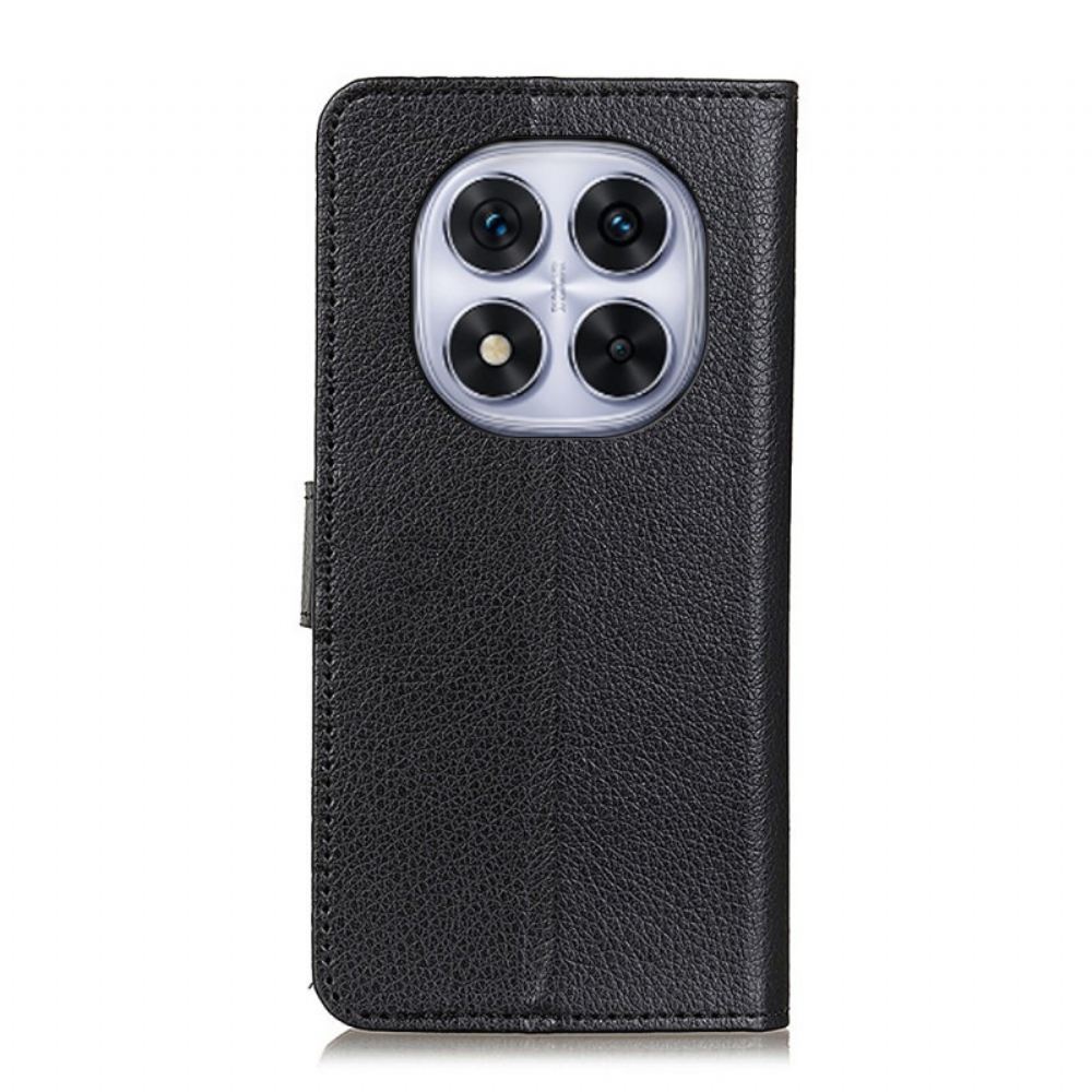 Kožený Kryt Xiaomi Redmi Note 14 Pro 4g Tradiční Umělá Kůže