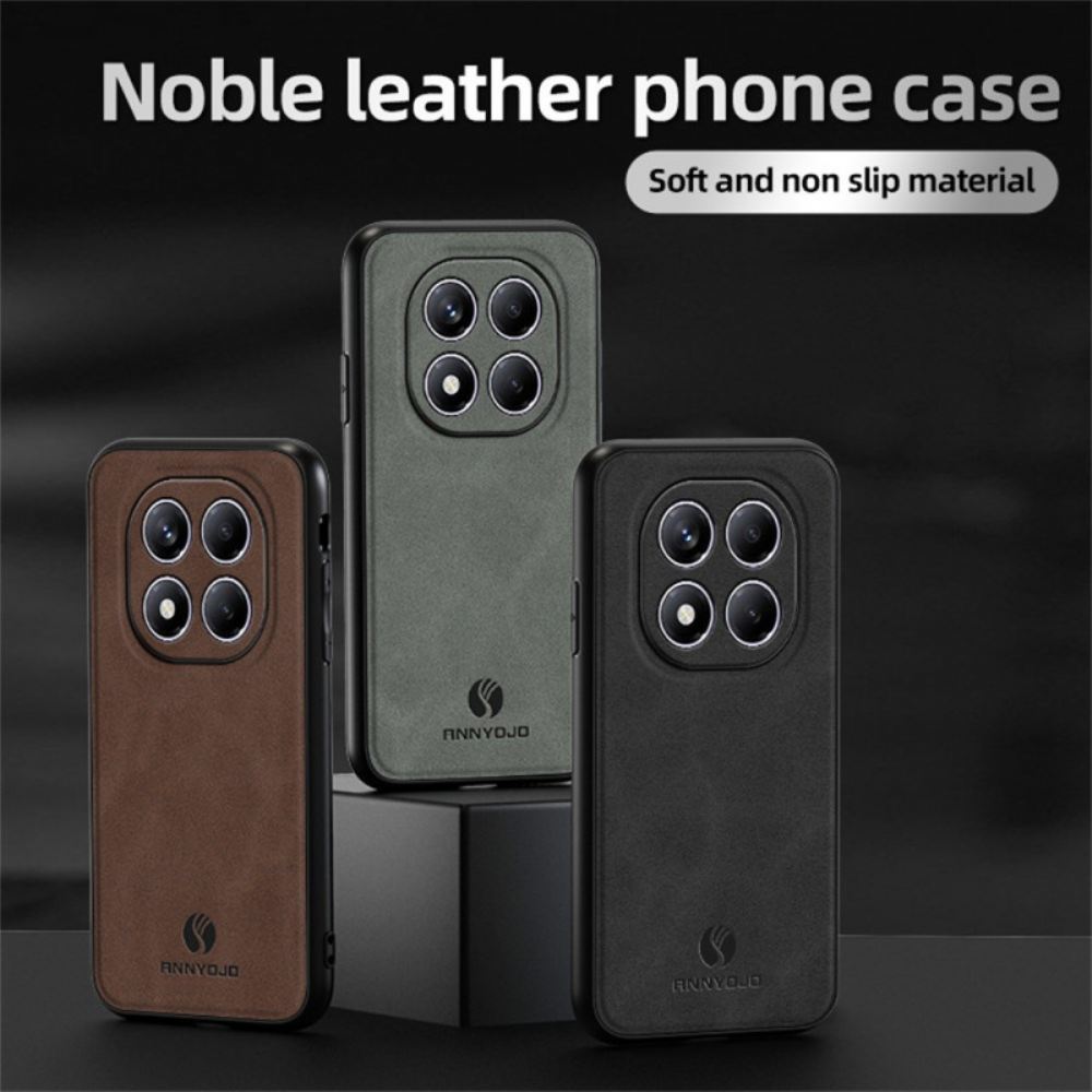 Kryt Xiaomi Redmi Note 14 Pro 4g Kožený Efekt Annyojo