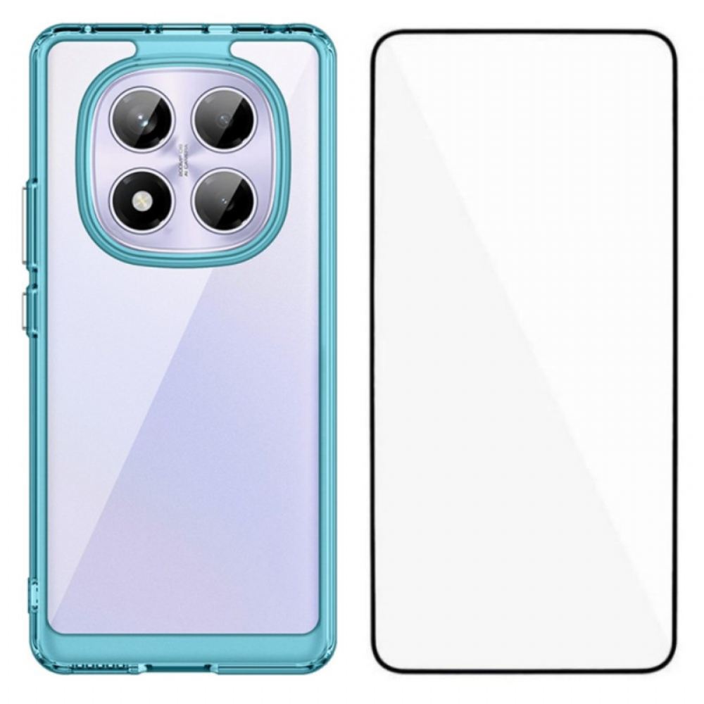 Kryt Xiaomi Redmi Note 14 Pro 4g Kryty Na Mobil Hybridní S Tvrzeným Sklem A Ochrannou Fólií Na Displej