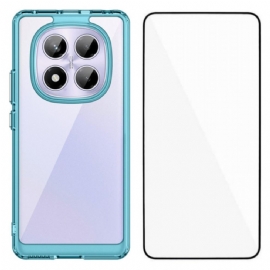 Kryt Xiaomi Redmi Note 14 Pro 4g Kryty Na Mobil Hybridní S Tvrzeným Sklem A Ochrannou Fólií Na Displej