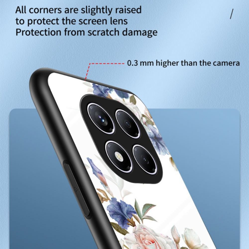 Kryt Xiaomi Redmi Note 14 Pro 4g Květinové Tvrzené Sklo