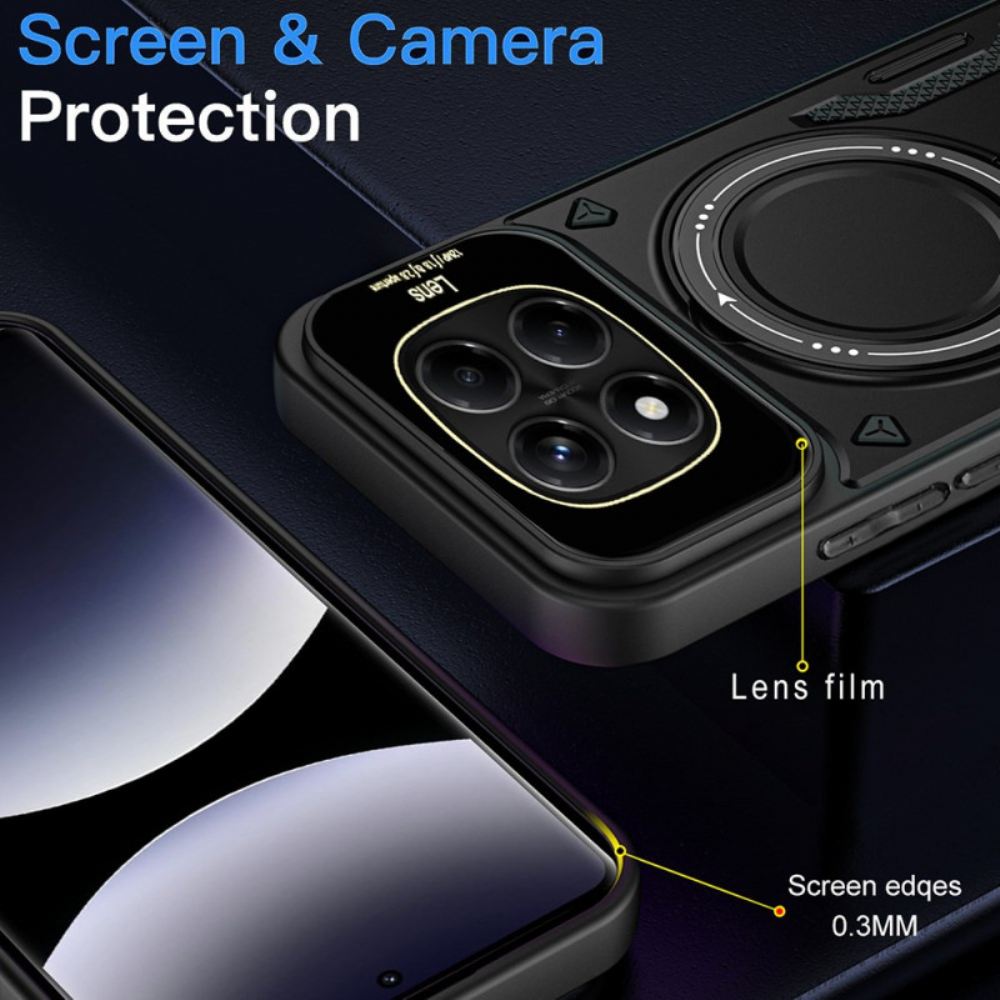 Kryt Xiaomi Redmi Note 14 Pro 4g Magnetický Otočný Stojánek