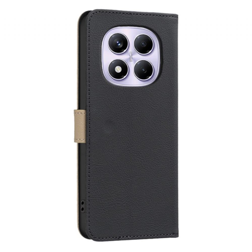 Peněženková Pouzdra Xiaomi Redmi Note 14 Pro 4g Dvoubarevný Binfen Color