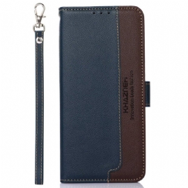 Peněženková Pouzdra Xiaomi Redmi Note 14 Pro 4g Dvoubarevný Khazneh Rfid