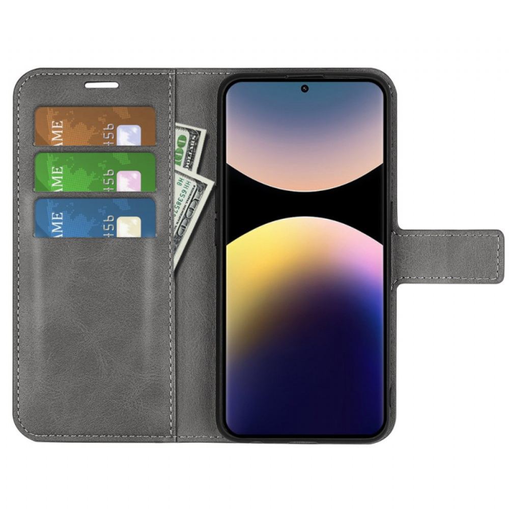 Peněženková Pouzdra Xiaomi Redmi Note 14 Pro 4g Kožený Styl