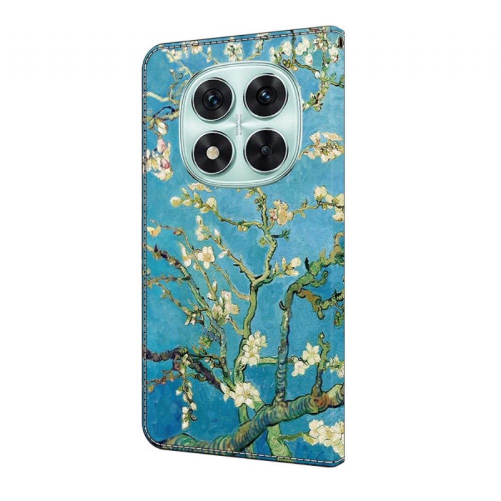 Peněženková Pouzdra Xiaomi Redmi Note 14 Pro 4g Kryty Na Mobil Bílé Větve