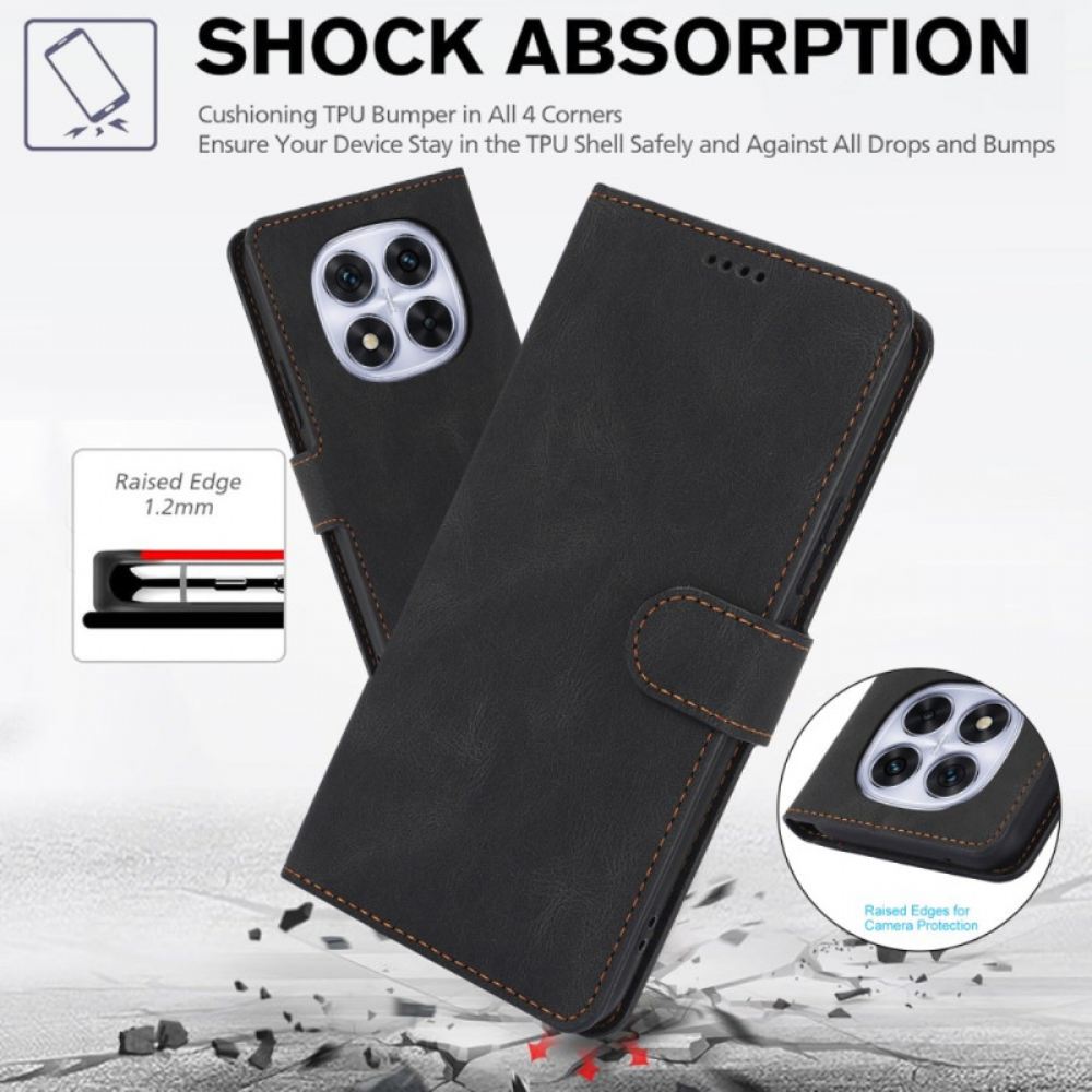 Peněženková Pouzdra Xiaomi Redmi Note 14 Pro 4g Kryty Na Mobil Semišový Efekt S Řemínkem