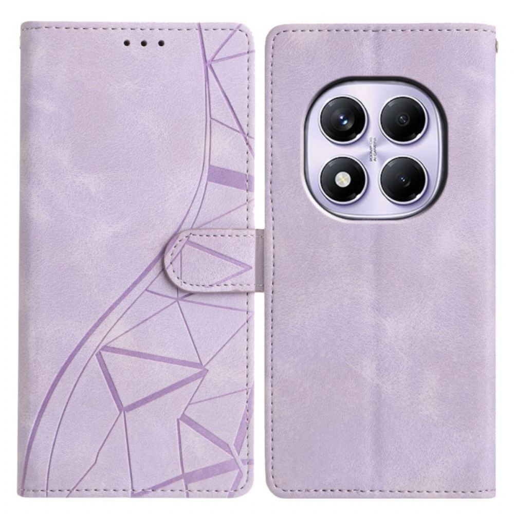 Peněženková Pouzdra Xiaomi Redmi Note 14 Pro 4g Kryty Na Mobil Trojúhelníky