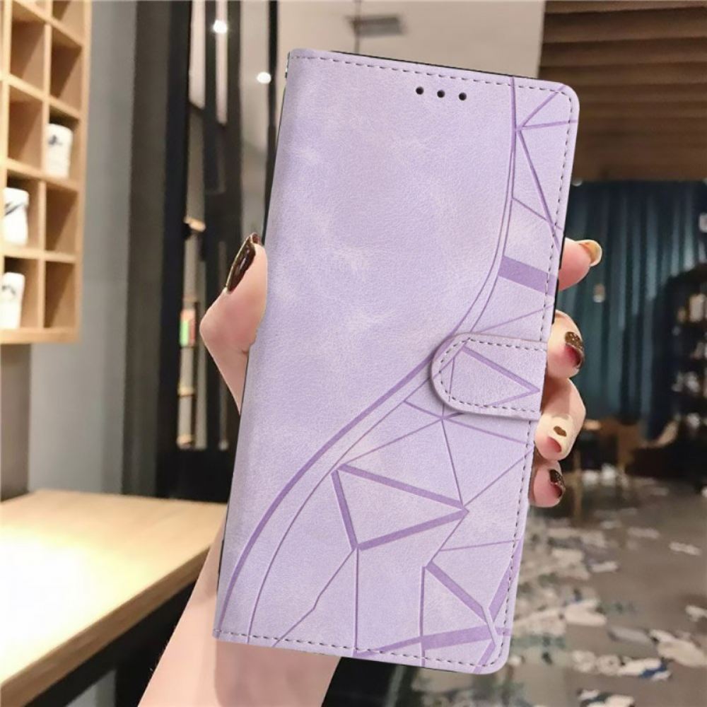 Peněženková Pouzdra Xiaomi Redmi Note 14 Pro 4g Kryty Na Mobil Trojúhelníky