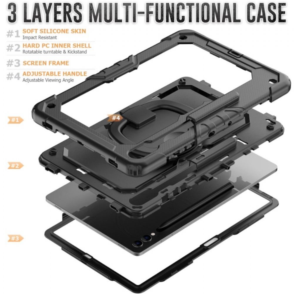 Kryt Samsung Galaxy Tab S10 Ultra Prémiová Ochrana S Ramenním Popruhem