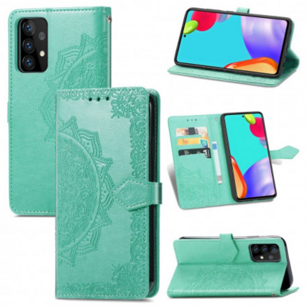 Flipové Pouzdro Na Samsung Galaxy A52 4G / A52 5G / A52s 5G Středověká Mandala