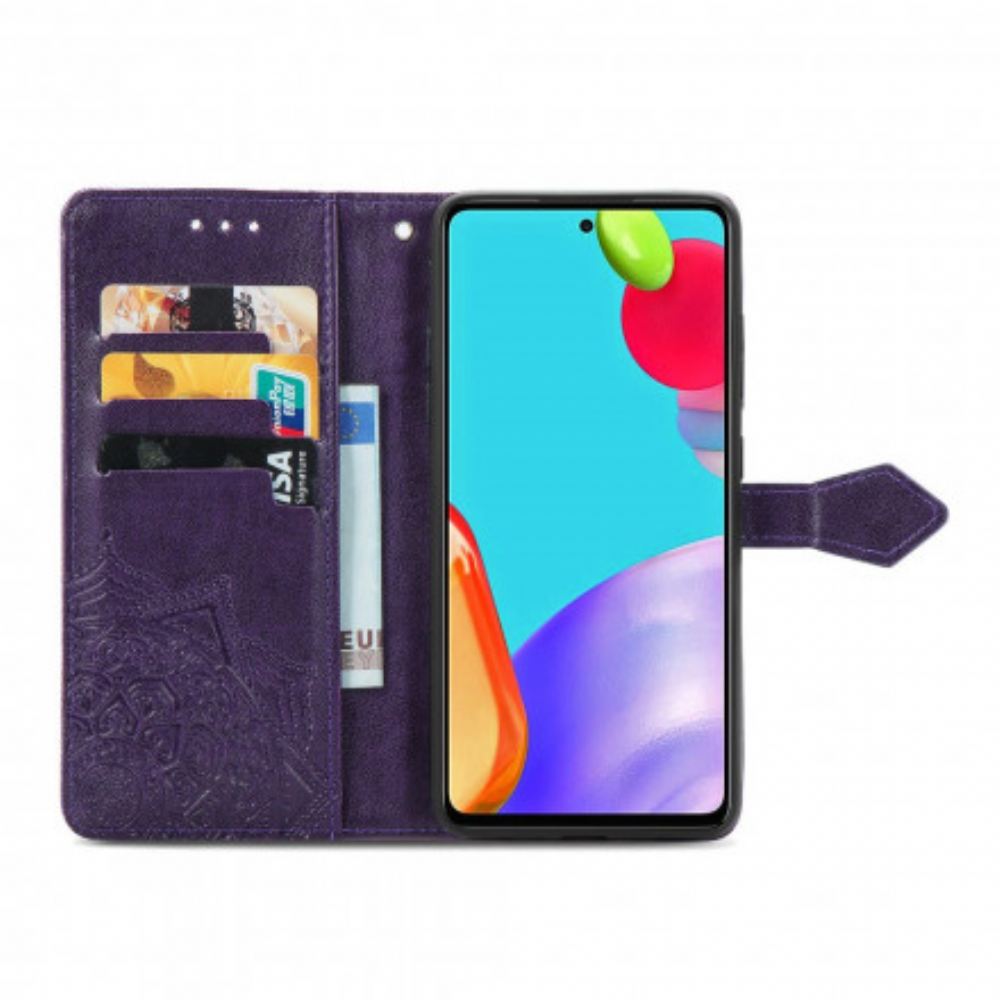 Flipové Pouzdro Na Samsung Galaxy A52 4G / A52 5G / A52s 5G Středověká Mandala