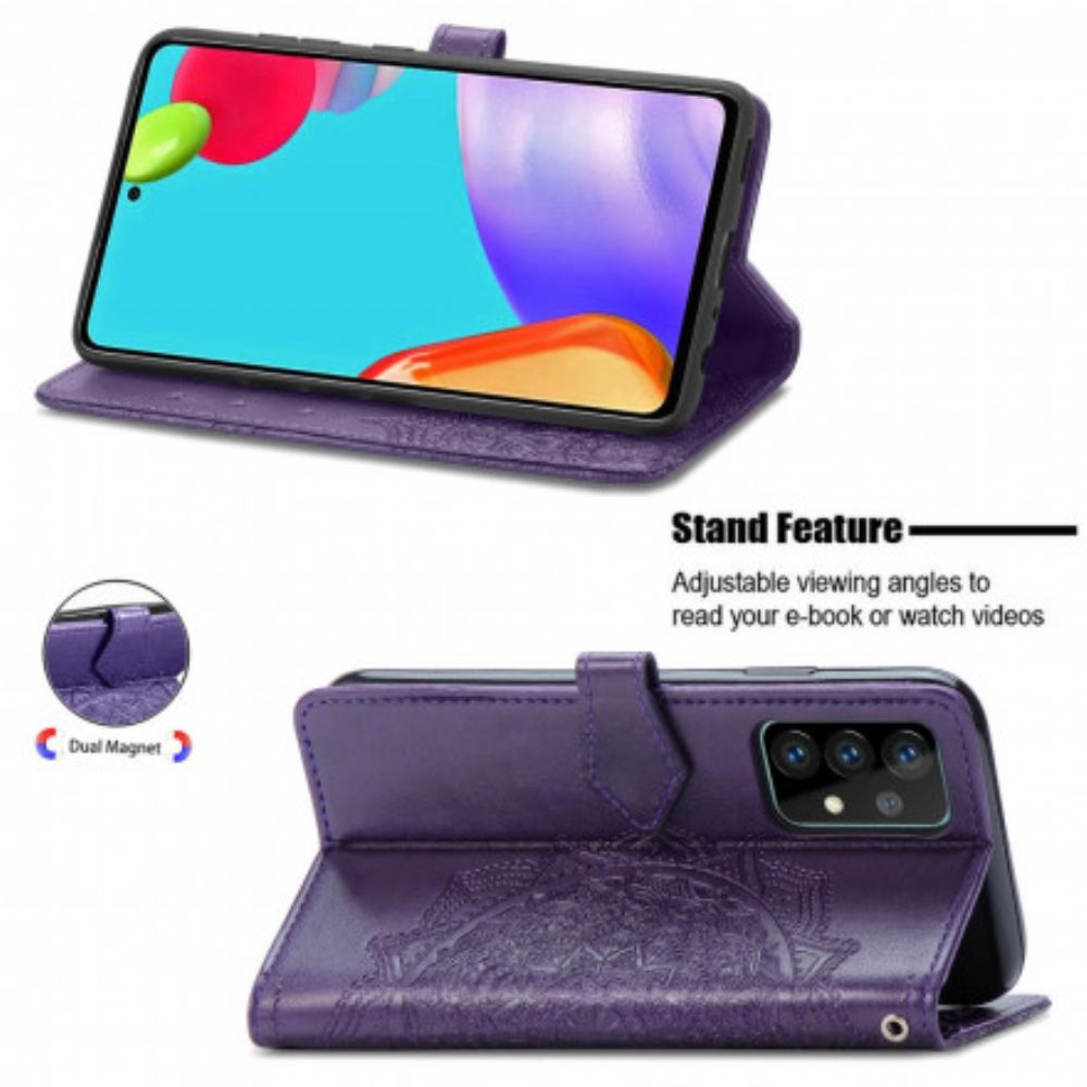 Flipové Pouzdro Na Samsung Galaxy A52 4G / A52 5G / A52s 5G Středověká Mandala