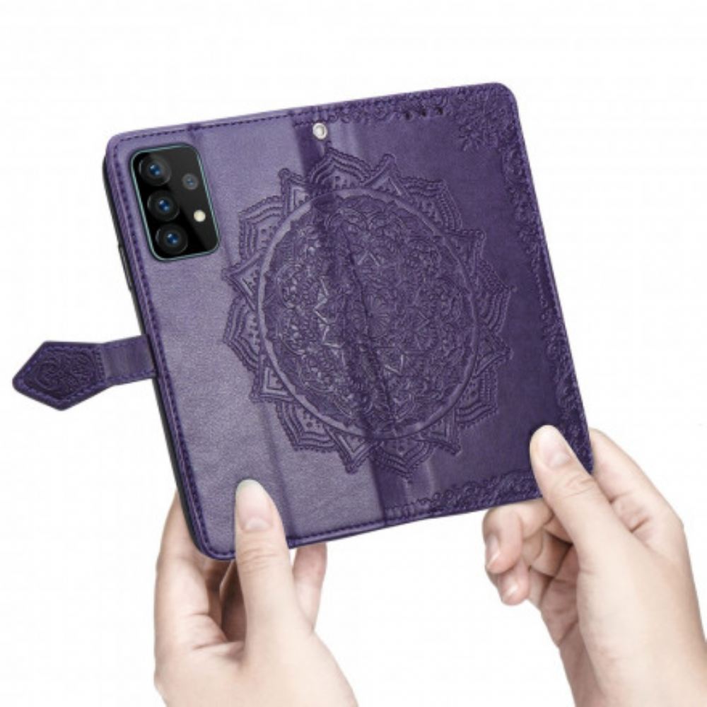 Flipové Pouzdro Na Samsung Galaxy A52 4G / A52 5G / A52s 5G Středověká Mandala