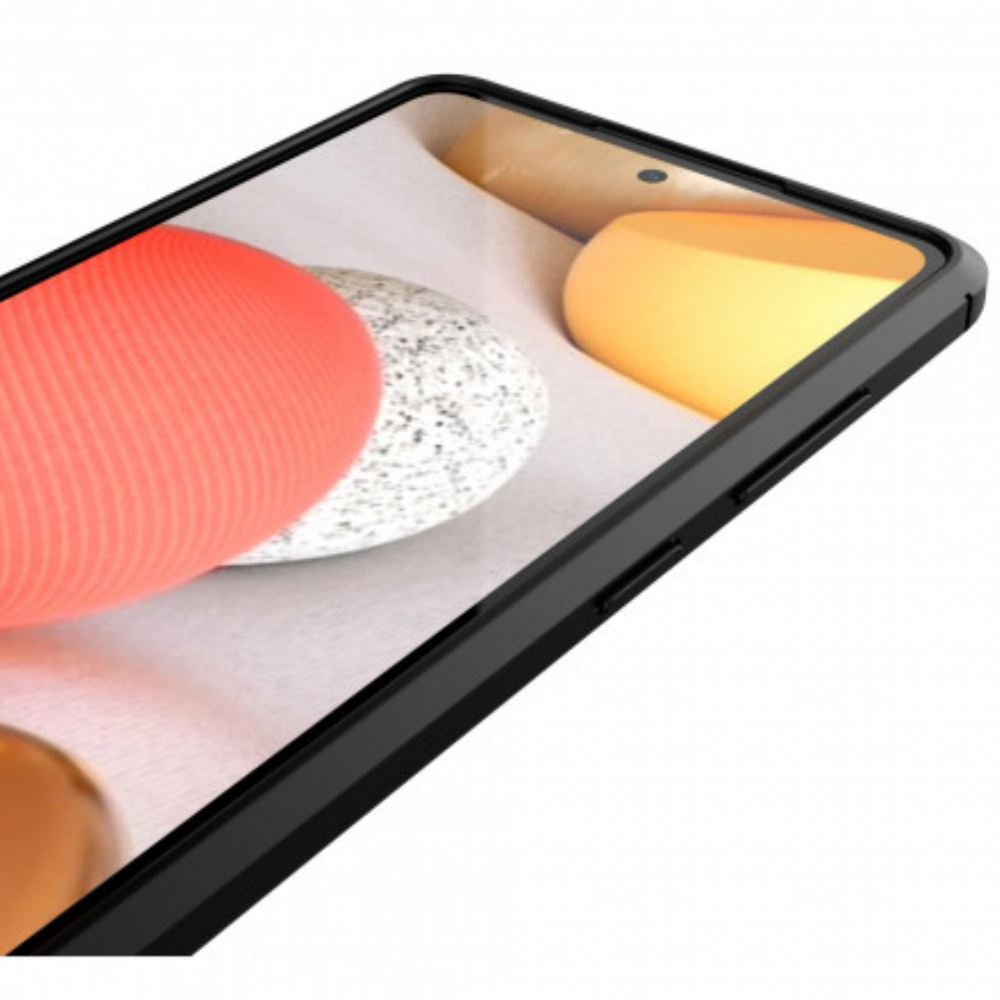 Kryt Na Samsung Galaxy A52 4G / A52 5G / A52s 5G Dvojitá Linie Litchi Kožený Efekt