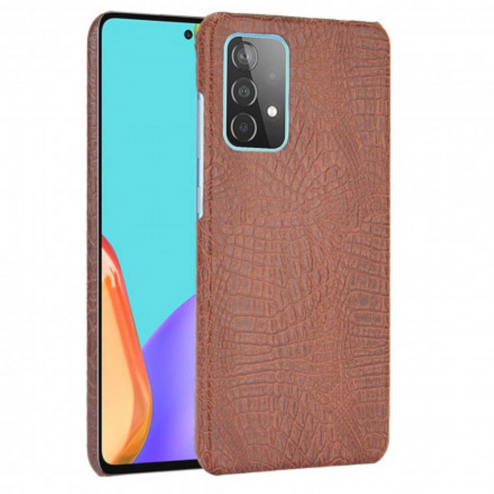 Kryt Na Samsung Galaxy A52 4G / A52 5G / A52s 5G Efekt Krokodýlí Kůže