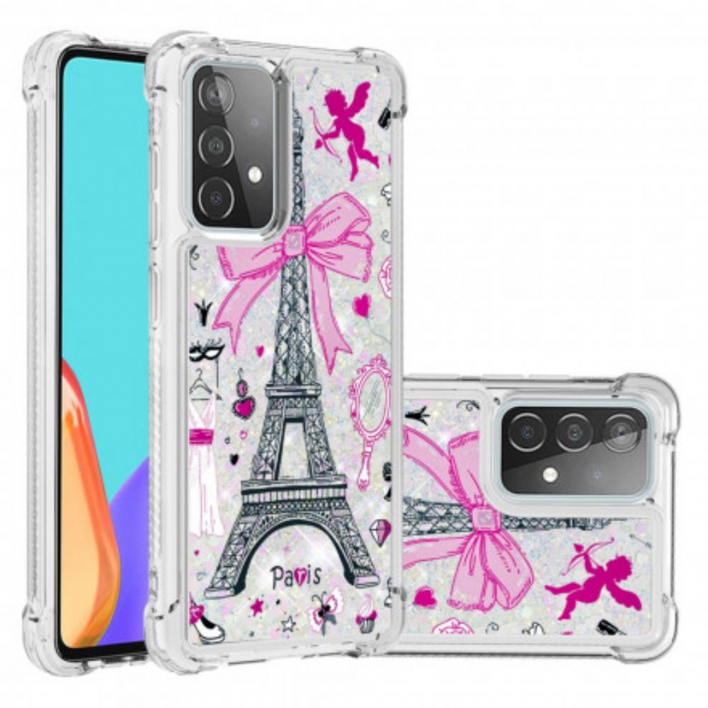 Kryt Na Samsung Galaxy A52 4G / A52 5G / A52s 5G Flitry Eiffelovy Věže