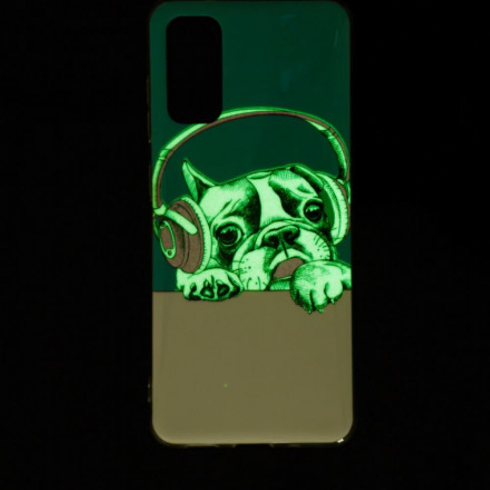 Kryt Na Samsung Galaxy A52 4G / A52 5G / A52s 5G Fluorescenční Pes