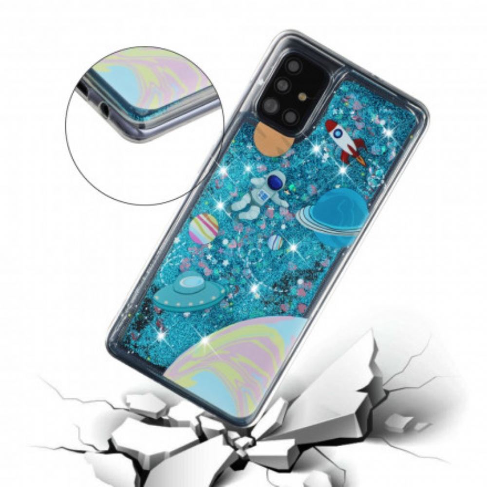 Kryt Na Samsung Galaxy A52 4G / A52 5G / A52s 5G Třpytivý Prostor