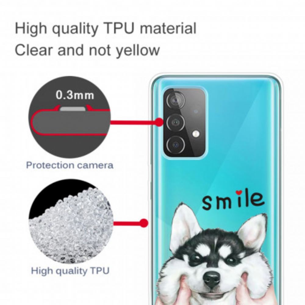 Kryt Na Samsung Galaxy A52 4G / A52 5G / A52s 5G Úsměvný Pes