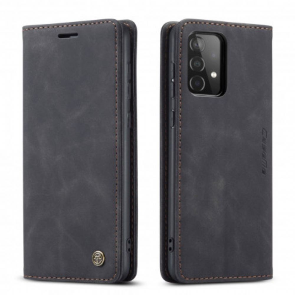 Kryty Na Mobil Na Samsung Galaxy A52 4G / A52 5G / A52s 5G Flipové Pouzdro Caseme Umělá Kůže