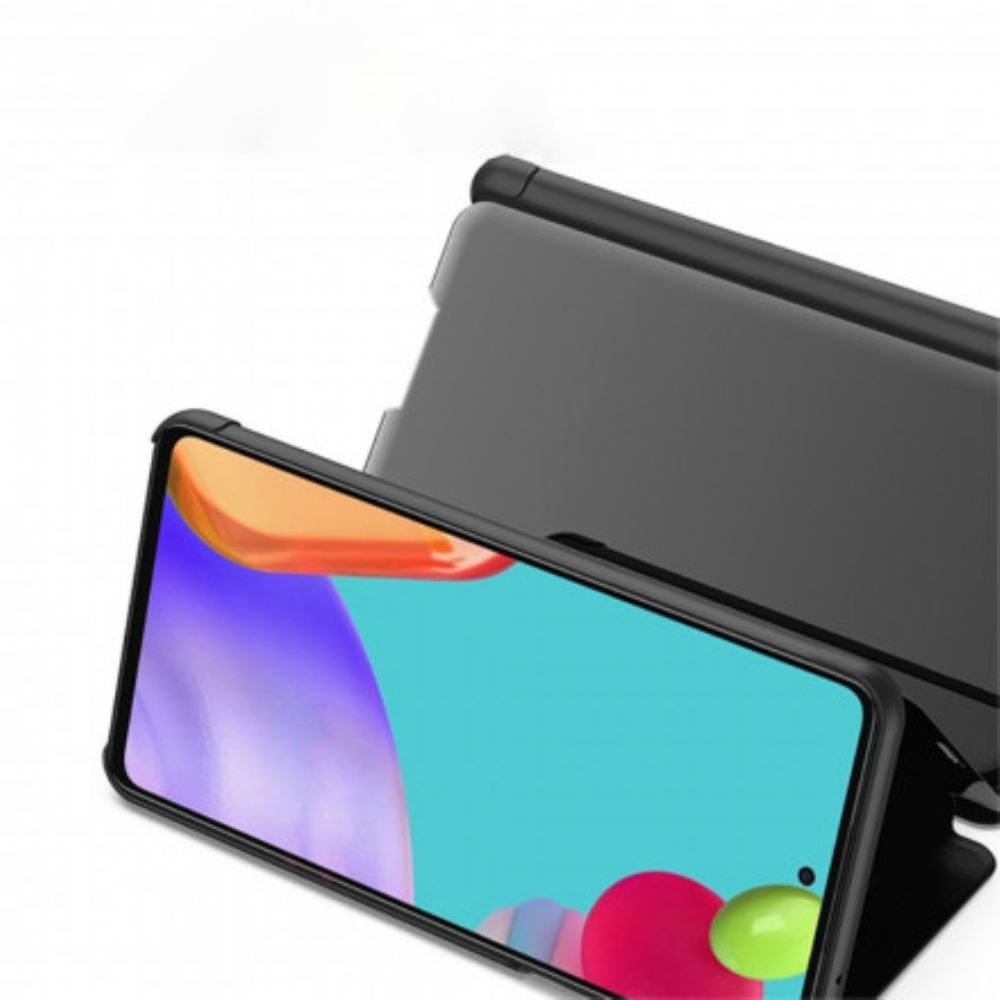 Kryty Na Mobil Na Samsung Galaxy A52 4G / A52 5G / A52s 5G Flipové Pouzdro Zrcadlo