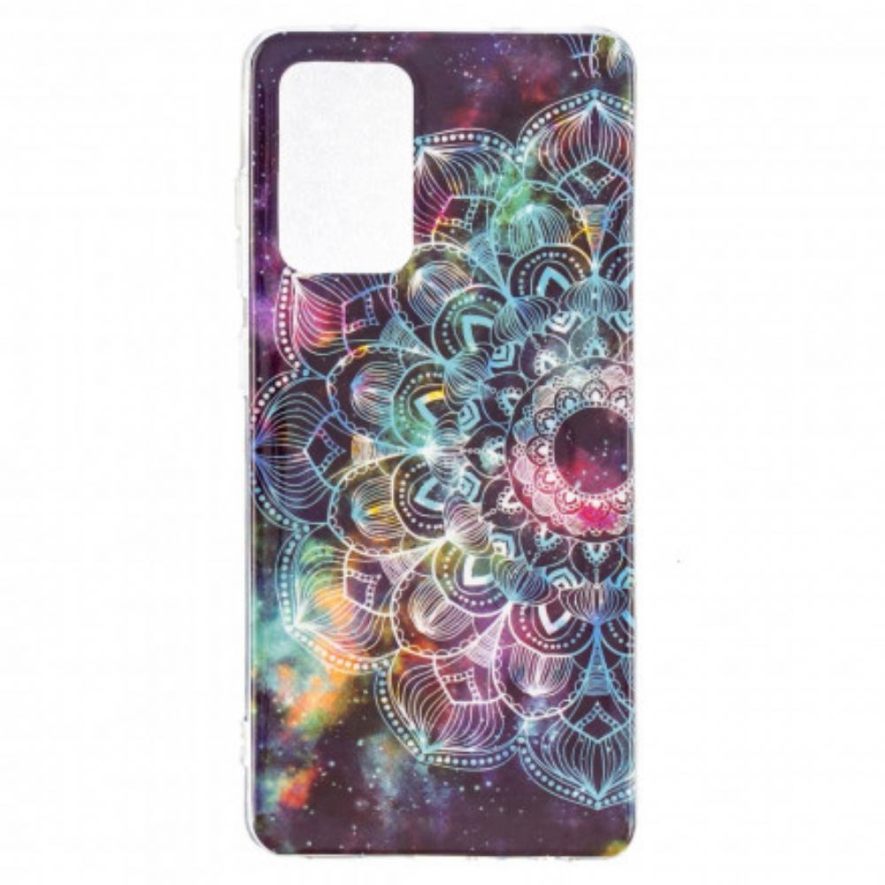 Kryty Na Mobil Na Samsung Galaxy A52 4G / A52 5G / A52s 5G Fluorescenční Barevná Mandala