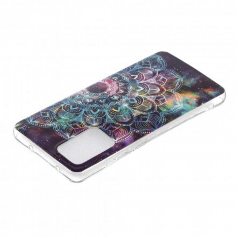 Kryty Na Mobil Na Samsung Galaxy A52 4G / A52 5G / A52s 5G Fluorescenční Barevná Mandala