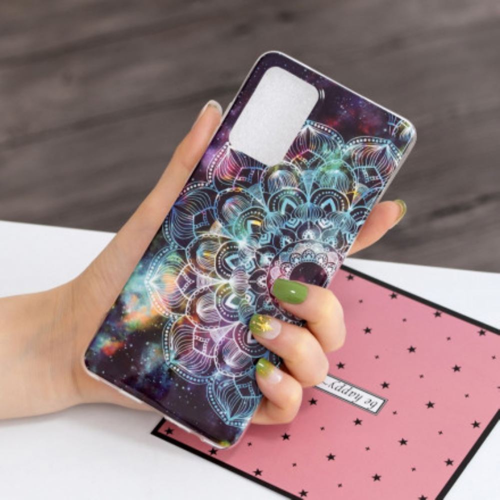 Kryty Na Mobil Na Samsung Galaxy A52 4G / A52 5G / A52s 5G Fluorescenční Barevná Mandala