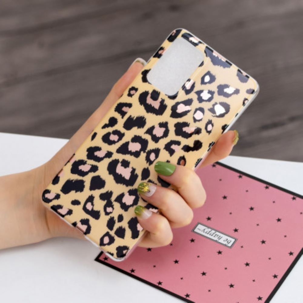 Kryty Na Mobil Na Samsung Galaxy A52 4G / A52 5G / A52s 5G Mramor Ve Stylu Leoparda